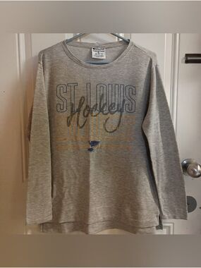 Champion St Louis Blues Hockey Long Sleeve Tee Medium